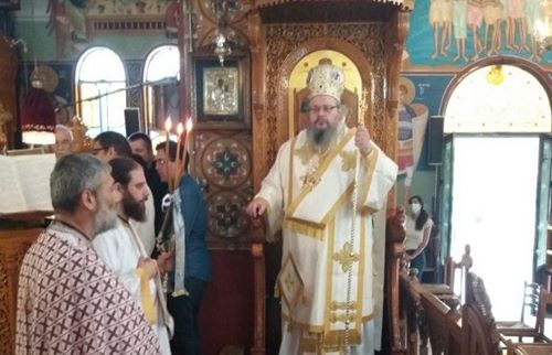 Στον Ιερό Ναό Αναλήψεως Του Σωτήρος ο Μητροπολίτης Λαρίσης