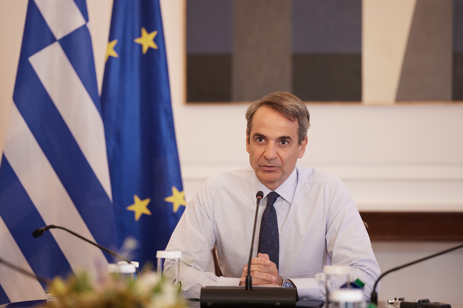 Στα εγκαίνια των εγκαταστάσεων του Κέντρου Ψηφιακής Καινοτομίας της Pfizer o πρωθυπουργός
