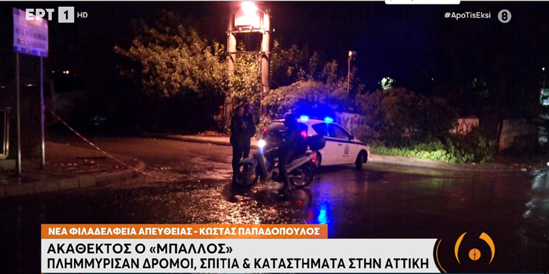 Στη δίνη του «Μπάλλου» η χώρα – Προβλήματα και έκτακτα μέτρα – Άνοιξε ο Κηφισός και η παραλιακή