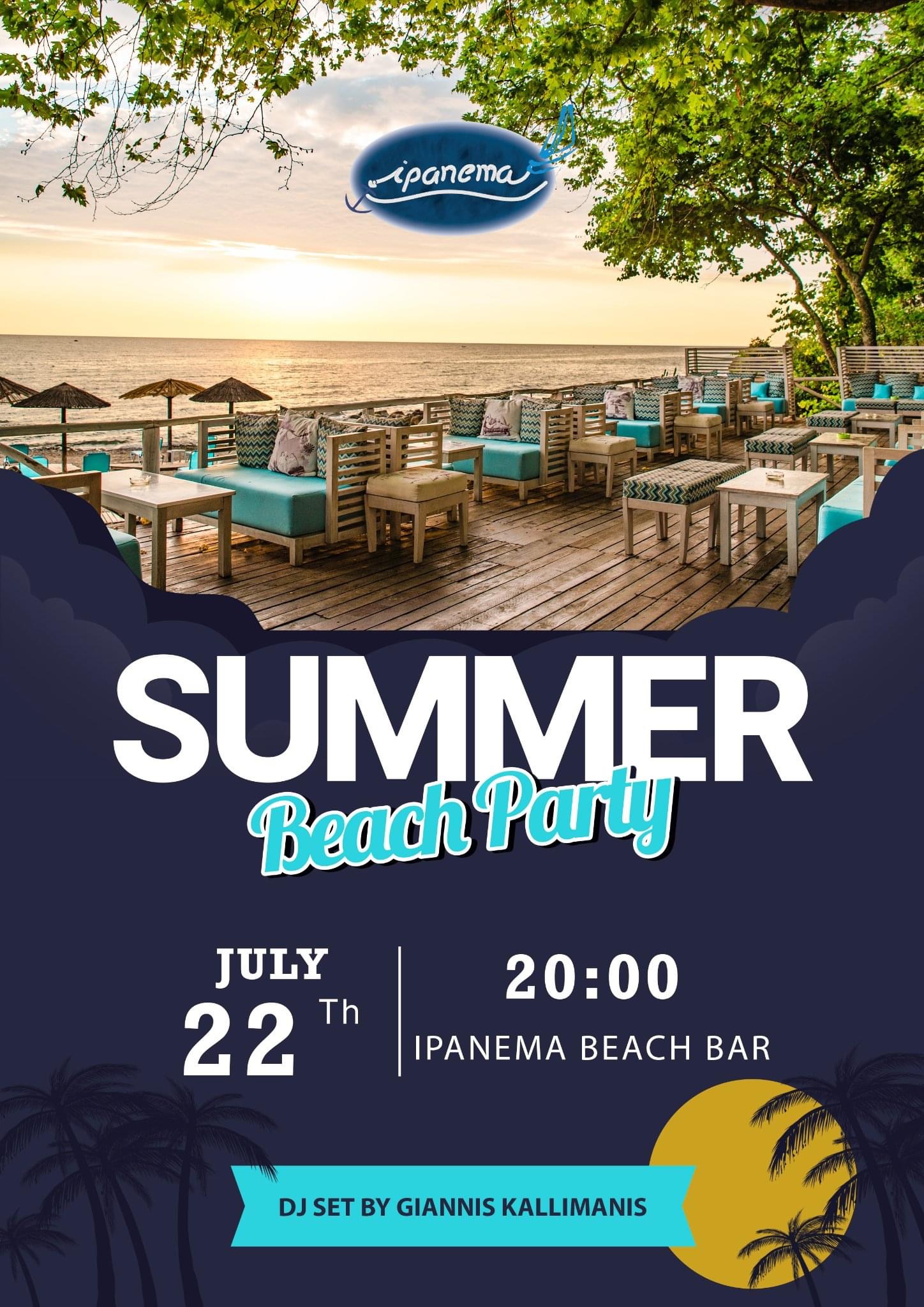 Στόμιο Λάρισας: Summer beach party 24 Χρόνια Ipanema