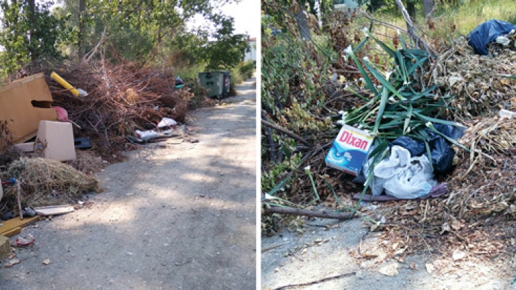 Λάρισα: Παράνομη χωματερή στον οικισμό Σωτηρίτσας