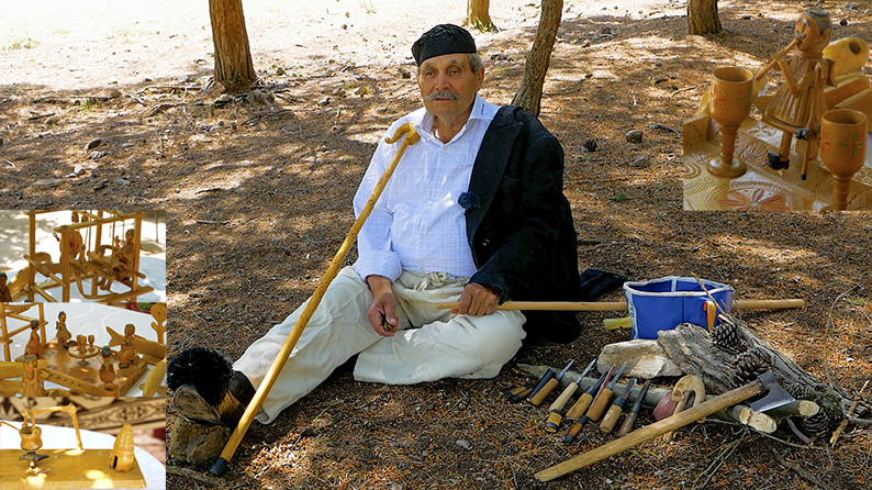 Ο Σαρακατσάνος ξυλογλύπτης της Θεσσαλίας