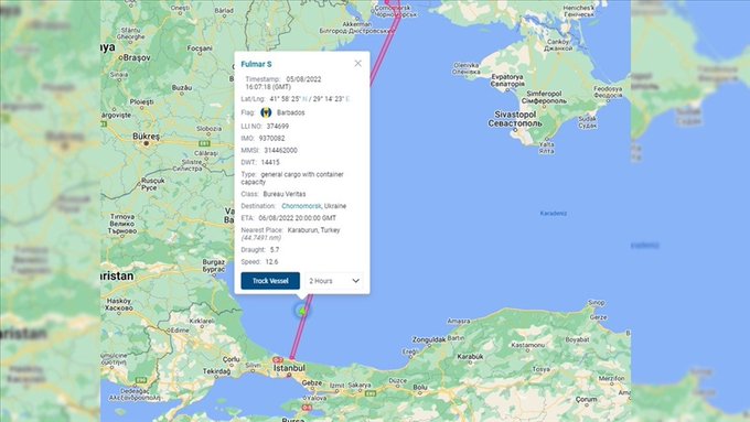 Ουκρανία: Το πρώτο μετά τη ρωσική εισβολή υπό ξένη σημαία πλοίο κατέπλευσε σε ουκρανικό λιμάνι