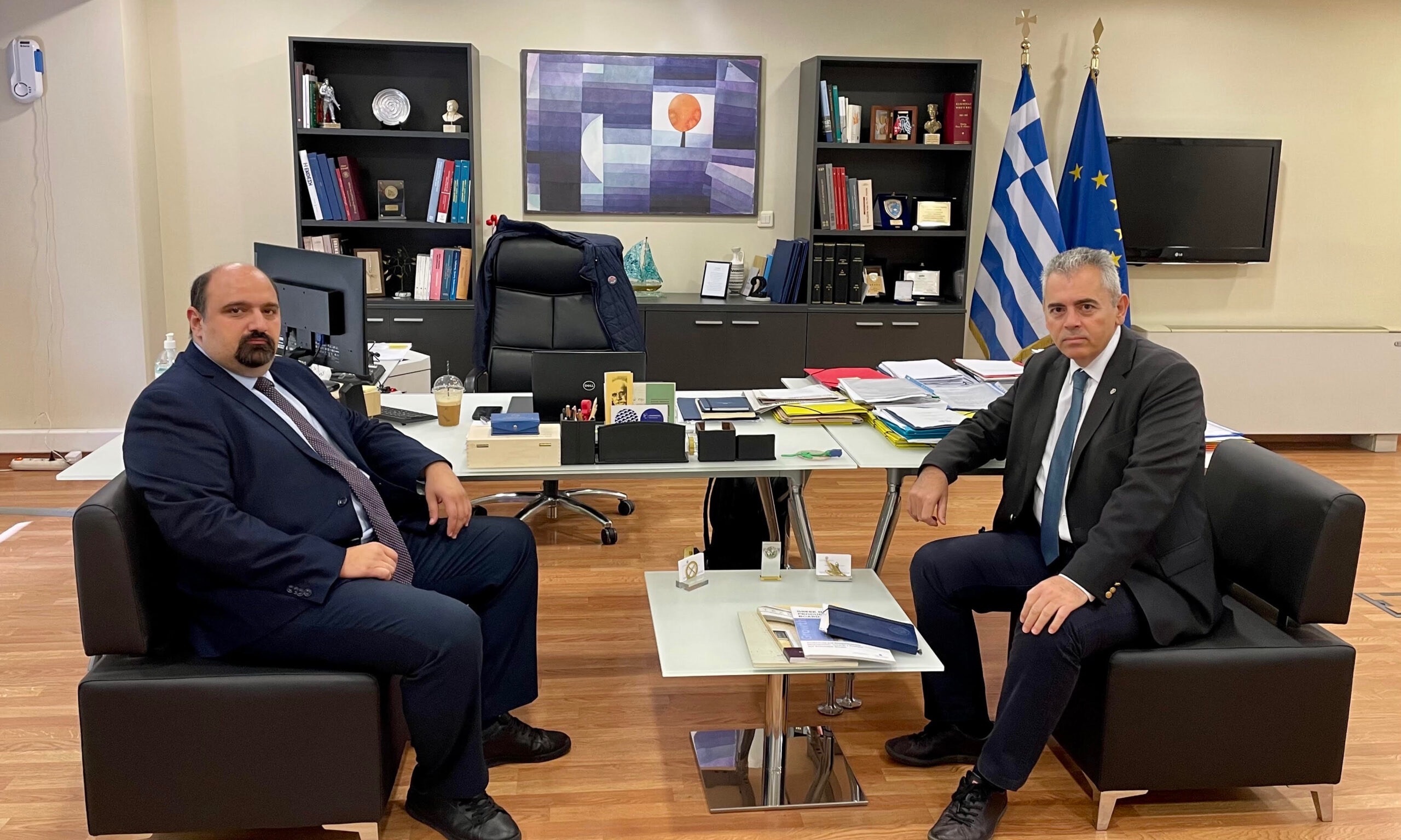 Μ. Χαρακόπουλος με υφυπουργό Κρατικής Αρωγής: Επιχορήγηση επιχειρηματιών σε Αμούρι, Πραιτώρι, Μαγούλα, Βλαχογιάννι