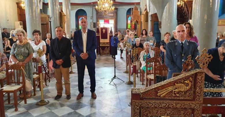 Στον Ιερό Ναό της Παναγίας Φανερωμένης Τυρνάβου ο Γ. Κόκουρας