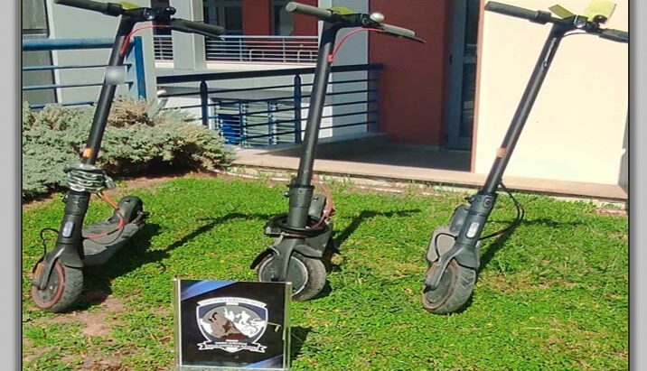 Έκλεβαν ηλεκτρικά πατίνια στη Λάρισα – Εξιχνιάστηκαν τέσσερις κλοπές (ΦΩΤΟ)