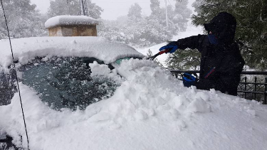 Έρχονται χιόνια στη Θεσσαλία
