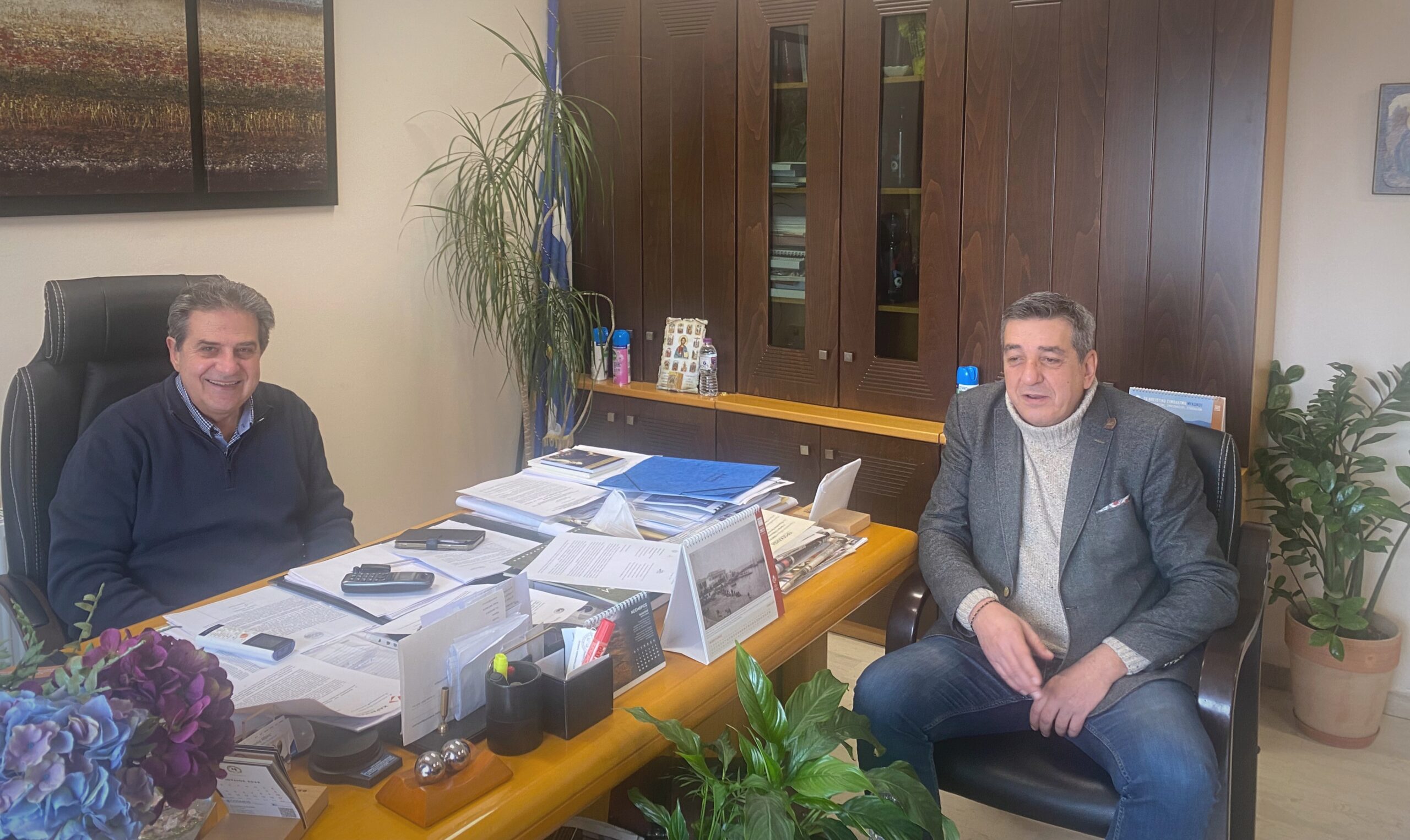 Στα Φάρσαλα ενόψει της 13ης ΑgroThessaly ο Παναγιώτης Νταής – Συνάντηση με το Δήμαρχο Μ. Εσκίογλου