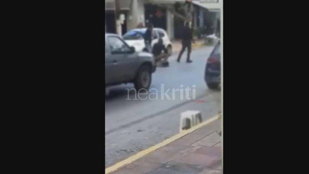 Κρήτη: Βίντεο-ντοκουμέντο με τη σύλληψη του δράστη που αιματοκύλισε το Γάζι