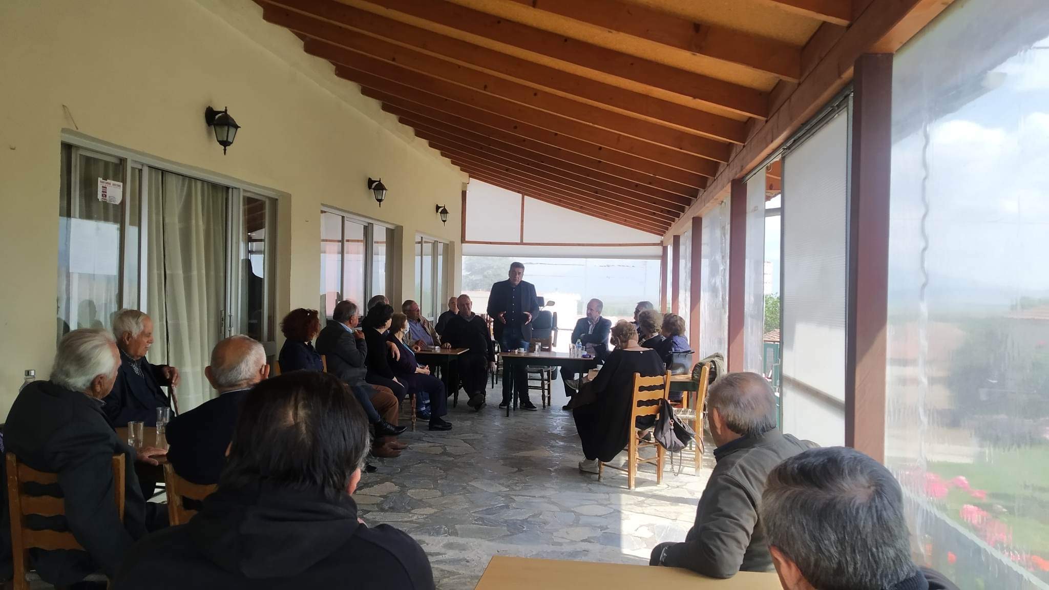 Ο υποψήφιος βουλευτής Λάρισας του ΣΥΡΙΖΑ – ΠΣ Παναγιώτης Νταής σε χωριά του Δήμου Κιλελέρ