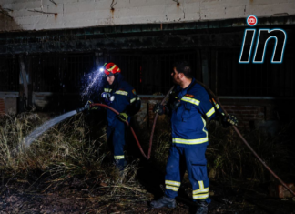 Φωτιά στο Σκοπευτήριο της Καισαριανής