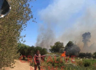 Φωτιά: Υπό έλεγχο οι πυρκαγιές σε Ηράκλειο και διόδια Ωραιοκάστρου