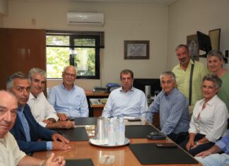 Στην Ισραηλιτική Κοινότητα Λάρισας ο Απ. Καλογιάννης και η «Συμπαράταξη»