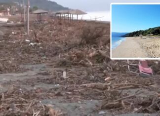 Αγιά Λάρισας: Ολοσχερής η καταστροφή στις παραλίες (ΦΩΤΟ)