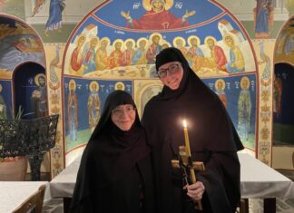 Αμερικανίδα ρασοφορέθηκε σε Ιερά Μονή χωριού της Λάρισας (φωτο+video)