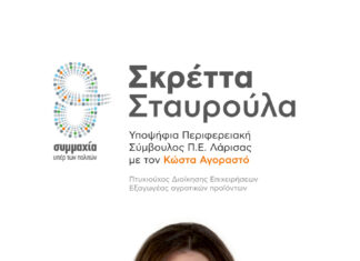 Σταυρούλα Σκρέττα / Μια νέα, δυναμική επιχειρηματίας, υποψήφια περιφερειακή σύμβουλος πλάι στον Κώστα Αγοραστό