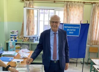 Με χαμόγελο στην κάλπη ο Απόστολος Καλογιάννης (ΦΩΤΟ-VIDEO)