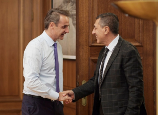 Μητσοτάκης: Συναντήθηκε με τον Κουρέτα – «Συνεργασία για την ανασυγκρότηση της Θεσσαλίας»
