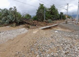14 εκατ. ευρώ μόνο για την προσωρινή αποκατάσταση της γραμμής Λάρισα-Δομοκός
