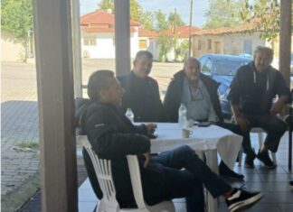 Επίσκεψη Αργυρόπουλου Κώστα στο ΛΟΥΤΡΌ ΛΑΡΙΣΑΣ για τις καταστροφές από τις πλημμύρες