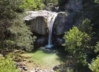 Οι μυθικοί καταρράκτες Ορλιάς του Ολύμπου (βίντεο)