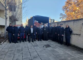 Προσφορά τροφίμων της ΓΕ.Π.Α.Δ. Θεσσαλίας και της Διεύθυνσης Αστυνομίας Λάρισας