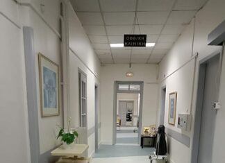 ΓΝΛ: Ανακαινίστηκε η Οφθαλμολογική Κλινική με αντιμικροβιακό χρώμα