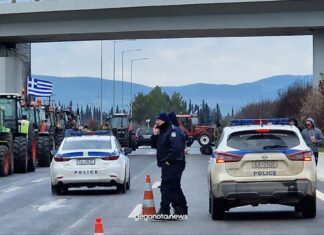 Ανέβηκαν στην ΠΑΘΕ οι αγρότες του Αλμυρού – Κλιμακώνουν τον αγώνα τους (φωτό – βίντεο)