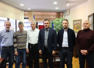 Επίσκεψη του Συλλόγου Μαραθωνοδρόμων Λάρισας στον Θανάση Μαμάκο