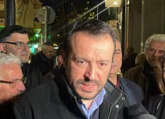 Θερμή υποδοχή για το Νίκο Παππά στη Λάρισα (ΦΩΤΟ – ΒΙΝΤΕΟ)