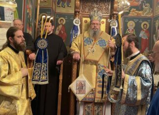 Στον πανηγυρίζοντα Ιερό Ναό Τιμίου Προδρόμου Τυρνάβου ο Μητροπολίτης Λαρίσης Ιερώνυμος