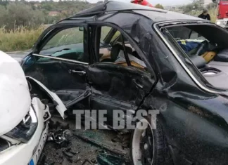 Τροχαίο με 4 τραυματίες σε σύγκρουση δύο αυτοκινήτων – Στο νοσοκομείο και 12χρονο κορίτσι