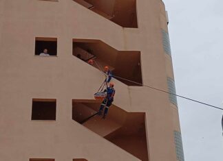 Κόβει ανάσες η άσκηση πυρκαγιάς στο Πανεπιστημιακό Νοσοκομείο Λάρισας (ΦΩΤΟ)