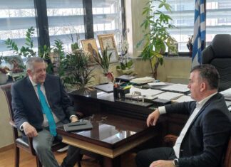 Στη Λάρισα ο Υφυπουργός Υποδομών και Μεταφορών Νίκος Ταχιάος (ΦΩΤΟ)