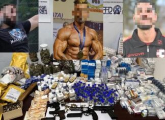 Ποδοσφαιριστές, σφαιροβόλοι και bodybuilders μέλη και πελάτες του κυκλώματος αναβολικών
