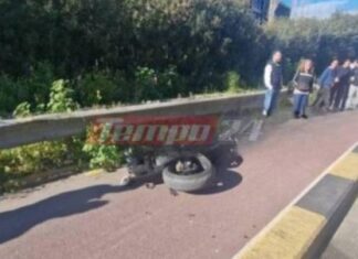 Πάτρα: Νεκρός 26χρονος δικυκλιστής – Η μηχανή του εκσφενδονίστηκε στον ποδηλατόδρομο
