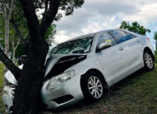 Λάρισα: Τρελή πορεία αυτοκινήτου που κατέληξε στην πλατεία Αβέρωφ