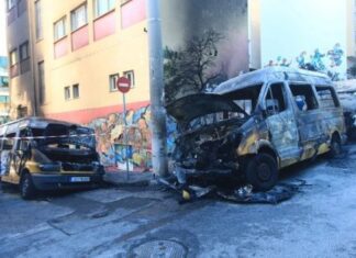Ζωγράφου: Ανάληψη ευθύνης για την εμπρηστική επίθεση σε σχολικά λεωφορεία