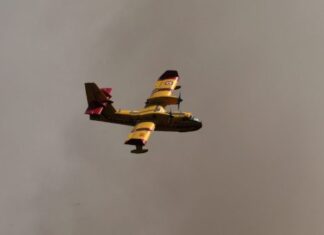 Φωτιά στις Πρέσπες – Σηκώθηκε Canadair