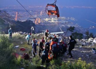 Τουρκία: Συνεχίζεται η επιχείρηση διάσωσης 48 εγκλωβισμένων σε τελεφερίκ στην Αττάλεια