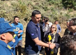 Αυτοψία στην Οινόη για τα έργα πρόληψης και αντιπυρικής προστασίας, από Κικίλια και Σκυλακάκη