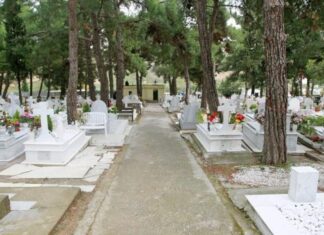 Άγριο επεισόδιο εν ώρα κηδείας – Πετάξε στο κεφάλι της νύφης του μαρμάρινο σταυρό από διπλανό τάφο