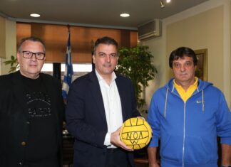 Εθιμοτυπική επίσκεψη του ΝΟΛ στον Θανάση Μαμάκο