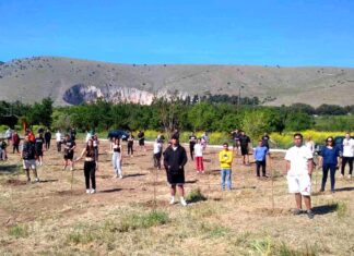 Λάρισα: Συγκινητική πρωτοβουλία – Μαθητές φύτευσαν 57 δέντρα για τα θύματα στην τραγωδία των Τεμπών