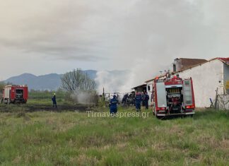 Φωτογραφίες και βίντεο από τη φωτιά στον Βρυότοπο
