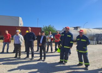 Παρών ο Γιώργος Μανώλης σε μεγάλη άσκηση ετοιμότητας πυρκαγιάς