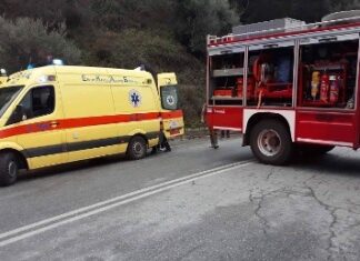 Τροχαίο με εκτροπή αυτοκινήτου έξω από την Λάρισα – Μια γυναίκα τραυματίας