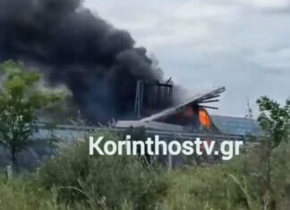 Κιάτο: Φωτιά σε φορτηγό στην Κορίνθου Πατρών – Διακόπηκε η κυκλοφορία