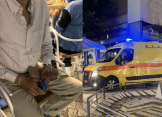 Έσπασε τη μύτη του Λαρισαίος ψυχίατρος στο κέντρο της πόλης από πεζοδρόμιο και σίδηρο
