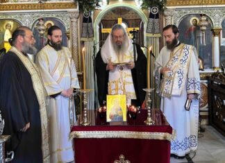 Λάρισα: Το ευχέλαιο της Μ. Τετάρτης στον Ιερό Ναό Αγίου Θωμά
